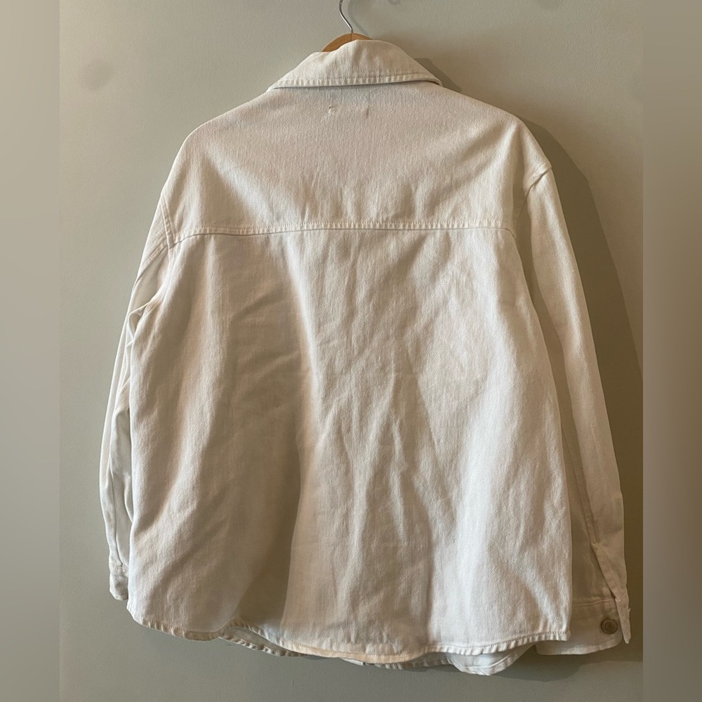 Streetwear Society White Demin Jacket - Picture 4 of 6
